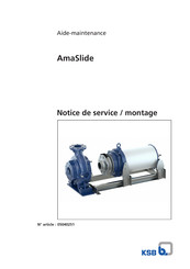 KSB AmaSlide 100-317 Notice De Service / Montage