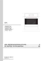 Amica EB 10203 Tz Serie Notice D'utilisation