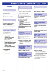 Casio 3515 Guide D'utilisation