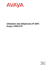 Avaya J169 Utilisation