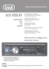 Trevi SCD 5702 BT Mode D'emploi