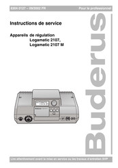 Buderus Logamatic 2107 M Instructions De Service