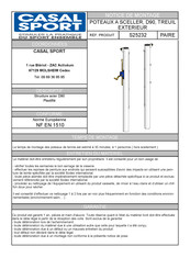 CASAL SPORT S25232 Notice De Montage