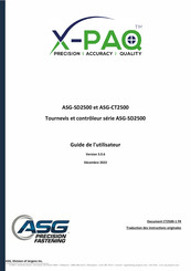 Jergens ASG X-Paq ASG-CT2500 Guide De L'utilisateur