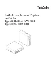 Lenovo ThinkCentre 8011 Guide De Remplacement