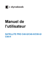 dynabook SATELLITE PRO C50-G Manuel De L'utilisateur