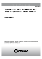 Conrad TELESTAR CAMPING SAT Notice