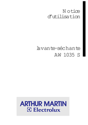 Electrolux Arthur Martin AW 1035 S Notice D'utilisation