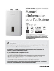 Navien NCB-210 Manuel D'information Pour L'utilisateur