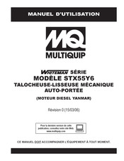 MULTIQUIP Whiteman STX55Y6 Manuel D'utilisation