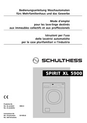 Schulthess SPIRIT XL 5900 Mode D'emploi