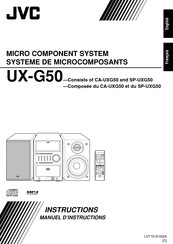 JVC SP-UXG50 Manuel D'instructions