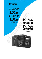 Canon PRIMA BF-8 Mode D'emploi