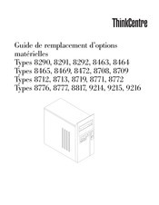 Lenovo ThinkCentre 8771 Guide De Remplacement
