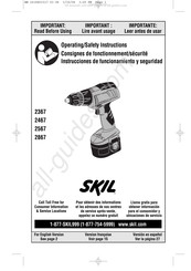 Skil 2367 Consignes De Fonctionnement/Sécurité