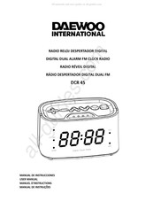 Daewoo International DCR 45 Manuel D'instructions