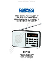 Daewoo International DRP-122 Manuel D'instructions