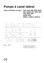 SERO SOH Serie Notice D'utilisation D'origine