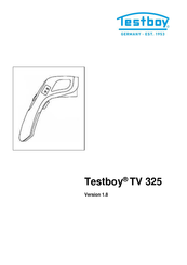 Testboy TV 325 Mode D'emploi