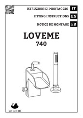 IB RUBINETTERIE LOVEME 740 Notice De Montage