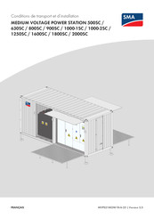 SMA 630SC Conditions D'utilisation