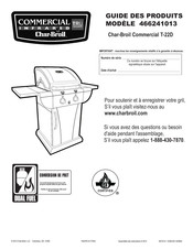 Char-Broil Commercial T-22D Guide Des Produits