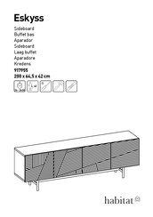 Habitat Eskyss 917955 Manuel D'instructions