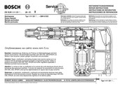 Bosch GBH 8 DCE Instructions De Réparation