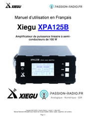 XIEGU XPA125B Manuel D'utilisation