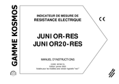 Ditel JUNIOR JUNI OR20-RES Manuel D'instructions