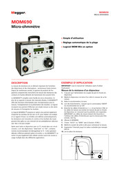 Megger MOM690 Fiche Technique