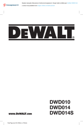 DeWalt DWD014S Traduction De La Notice D'instructions Originale
