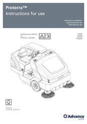 Nilfisk Advance Proterra 13300174 Instructions D'utilisation