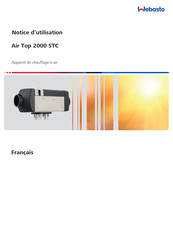Webasto Air Top 2000 STC Notice D'utilisation