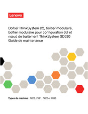 Lenovo ThinkSystem SD530 Guide De Maintenance