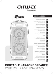 Aiwa The Storm KBTUS-400BK Manuel D'instructions