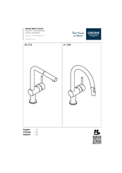 Grohe MINTA TOUCH 30 218 Instructions D'installation