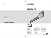 Bosch GBL 18V-750 Notice Originale