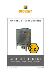 Geovent GeoFiltre GFX2 6-2 Manuel D'instructions