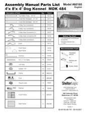 ShelterLogic 60160 Instructions D'assemblage