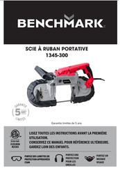 Benchmark 1345-300 Manuel D'instructions