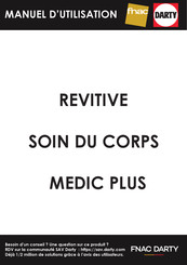 Revitive Medic Plus 5573AQ Manuel De L'utilisateur