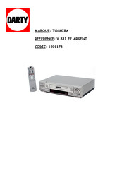 Toshiba SHOWVIEW DELUXE V 831 EF Mode D'emploi