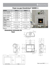 Regency Grandview G600C Installation