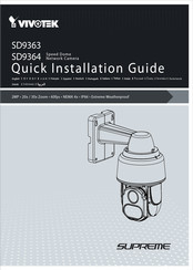 Vivotek Supreme SD9363 Guide D'installation Rapide