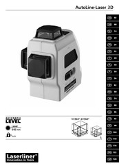 LaserLiner AutoLine-Laser 3D Mode D'emploi