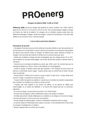 PROakcess PROenerg HX8A Mode D'emploi