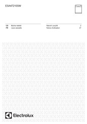 Electrolux ESA47210SW Notice D'utilisation