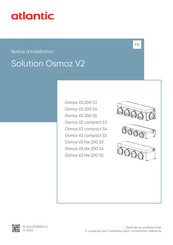 Atlantic Osmoz V2 compact S5 Notice D'installation