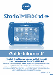 VTech Storio Max xl 2.0 Guide